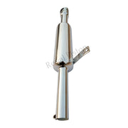 Royal Piston Original Indori Silencer: Compatible with Bullet BS3, BS4, BS6, Electra, Standard. Original Sound (Chrome Plan Reverse Cone)! - Royal Piston