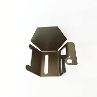 Royal Piston Heavy Duty Chrome RE Meteor 350 Accessories Strong & Durable- (Meteor 350 Rear Oil Container Guard-Black) - Royal Piston