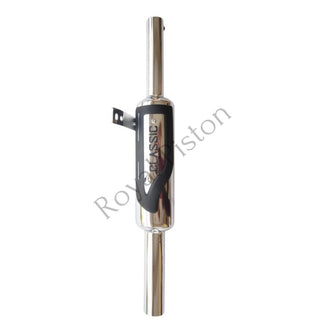 Royal Piston Original Indoori Chrome Silencer Compatible with Bullet BS3, BS4, BS6, Bullet Electra, Bullet Standard With Original Sound - Royal Piston