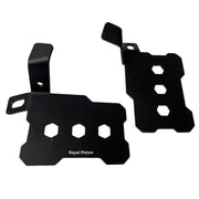 Royal Piston Premium Foot Rest Black Sturdy And Durable Original Engraved Compatible With Yamaha MT15 R15 V3 R15 V4