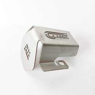 Royal Piston Heavy Duty Chrome RE Classic Reborn 350 Accessories Strong & Durable- (Reborn Brake Oil Container Guard -Chrome) - Royal Piston