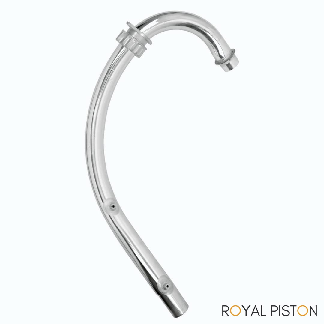 Royal Piston Bend Pipe Chrome for BS3 - BS4 Compatible for Classic/Electra/Standard 350&500