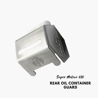 Royal Piston Heavy Duty Stainless Steel Accessories Strong & Durable Compatible With Royal Enfield Super Meteor 650cc (Black Disc Brake Cover) - Royal Piston