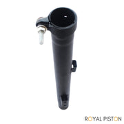 Royal Piston Universal Bend Pipe Catalytic: Compatible With Royal Enfield Classic Reborn 350 BS6. Free Flow Silencer for Sound & Performance! - Royal Piston