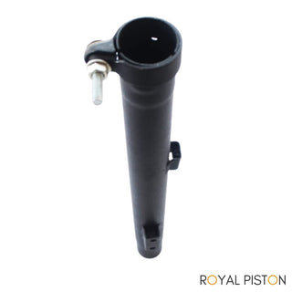 Royal Piston Universal Bend Pipe Catalytic: Compatible With Royal Enfield Classic Reborn 350 BS6. Free Flow Silencer for Sound & Performance! - Royal Piston