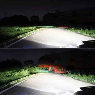 Royal Piston 110W Desert Minus 7" LED Headlight | Super Bright for Royal Enfield, Thar, Jeep, Gypsy