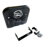 Royal Piston OE Sump Guard Compatible with Royal Enfield Hunter 350 Engine Protection (Engine Guard) (OE Black)) - Royal Piston