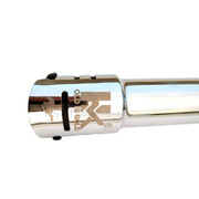 Royal Piston Original Indori Silencer: Compatible with Bullet BS3, BS4, BS6, Electra, Standard. Classic Chrome Finish, Original Sound! - Royal Piston