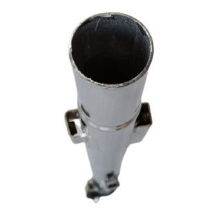 Royal Piston Premium Heavy Duty Durable Bend Pipe Compatible With Royal Enfield Reborn BS6 (Chrome Catalytic Converter) - Royal Piston