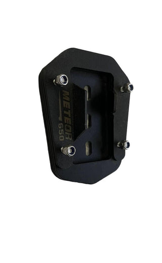 Royal Piston Stainless Steel Accessories: Strong, Durable, Compatible With Royal Enfield Super Meteor 650cc (SM650 Side Stand Extender Black)! - Royal Piston