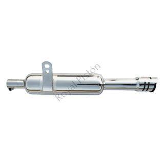 Royal Enfield Classic Exhaust: Original RE Sound, Glass Chrome Finish (Improved Mileage & Performance) - Royal Piston