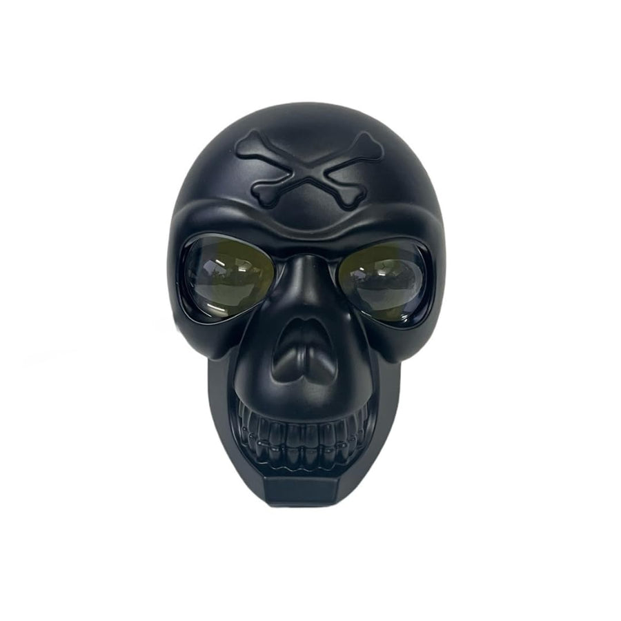 Royal Piston™ HJG Skull Flashing Fog Light 3 in 1 Spot Light with Flood Light Original Laser Fog Light in Yellow + Red + White For Bike/Car/Thar/Jeep (pack of 2) - Royal Piston
