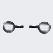 Royal Piston Universal 2-in-1 Indicator: Flush LED 2Pcs 12V Motorcycle Brake/Turn Signal Lights. Compatible With Royal Enfield (2pc Black)!