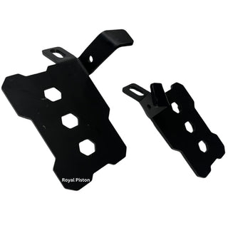 Royal Piston Premium Foot Rest Black Sturdy And Durable Original Engraved Compatible With Yamaha MT15 R15 V3 R15 V4 - Royal Piston