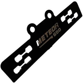 Royal Piston Heavy Duty Stainless Steel Accessories Strong & Durable Compatible With Royal Enfield Super Meteor 650cc (Master Cylinder Guard Black) - Royal Piston