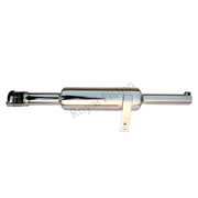 Royal Piston Original Indori Silencer: Compatible with Bullet BS3, BS4, BS6, Electra, Standard. Original Sound (Chrome Plan Reverse Cone)! - Royal Piston