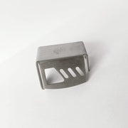 Royal Piston Heavy Duty Chrome RE Interceptor 650 Accessories Strong & Durable- (Interceptor Rear Oil Container Guard-Chrome)