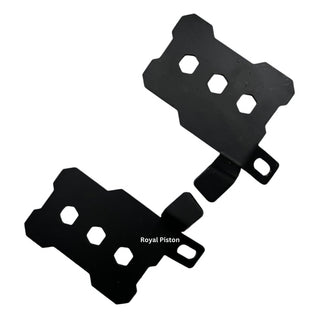 Royal Piston Premium Foot Rest Black Sturdy And Durable Original Engraved Compatible With Yamaha MT15 R15 V3 R15 V4 - Royal Piston
