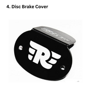 Cosmic Elegance: Royal Enfield Meteor 350cc Complete Accessories Combo in Celestial Black (Half Kit)