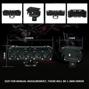 Royalpiston HJG 5 Lens Devil Fog Light with Spot Laser Beam High Low Beam in 3 Colour Yellow/White/Red Light For Bike/Car/Thar/Jeep Original New Model