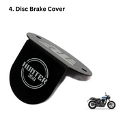 Guardian Gear: Royal Enfield Hunter 350cc Complete Black Accessories Combo - Elevate Style and Safety for Your Trusty Beast! (Full Kit)