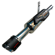 Royal Piston HK Classic Chrome Exhaust fit for Royal Enfield  Silencer with Bass Thump | Heat-Resistant | Bolt-On Fit | Old is Gold Edition