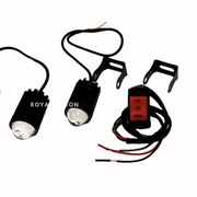 Royal Piston: Dual Beam LED Fog Light - Superior Visibility White & Yellow for Clarity, Wide & Spot for Any Terrain