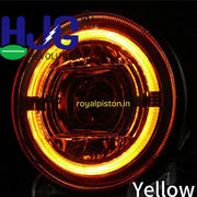 Royal Piston LED Headlight for Royal Enfield, Thar | Heavy Duty & Strong Lighting Features | High Beam, Low Beam, & DRL