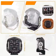 Royal Piston Master Beam LED King Headlight | Auxiliary Light, Headlight, Fog Lamp | Multi Compatibility