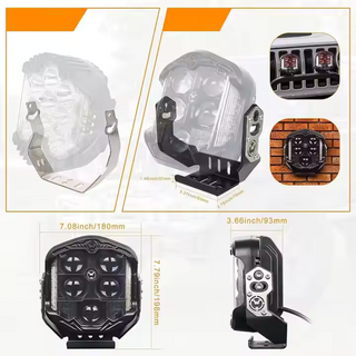 Royal Piston Master Beam LED King Headlight | Auxiliary Light, Headlight, Fog Lamp | Multi Compatibility - Royal Piston