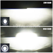 Royal Piston™ Devil Eye LED Headlight - Highest Powerful Beam of All Time, High/Low Beam, DRL, Cool Lighting - Compatible with Royal Enfield (1pc)