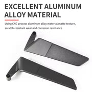 Royal Piston High Definition Round Side Mirrors Clear View | Wide-Angle Stainless Steel Side Mirror For Maximum Visibility With Universal