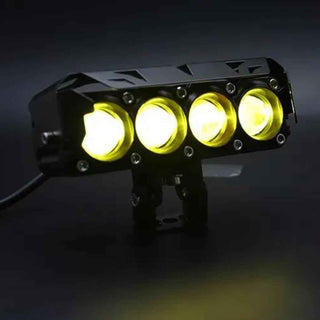 Royal Piston™  Future 4 Lens Fog Light With 130W Spot Laser Beam High Low Beam For Bike/Car/Thar/Jeep Original New Model