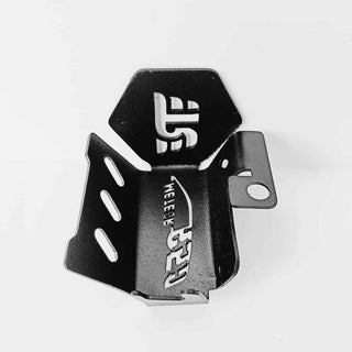 Royal Piston Heavy Duty Stainless Steel Accessories Strong & Durable Compatible With Royal Enfield Super Meteor 650cc (Rear Oil Container Guard-Black)