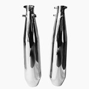 Royal Piston Venom Silencer Compatible With Royal Enfield Super Meteor 650cc Original Sound (Matte Classic Plate)