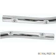 Royal Piston Bend Pipe Chrome for BS3 - BS4 Compatible for Classic/Electra/Standard 350&500