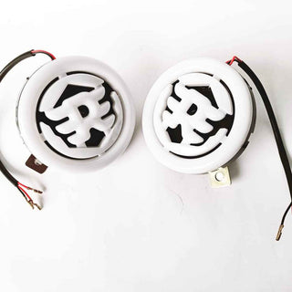 Royal Piston Universal 2-in-1 Indicator Horn: Flush LED 2Pcs Night Ride Motorcycle Lights, Mega Horn, Visibility. For With Royal Enfield (2pc Black)!