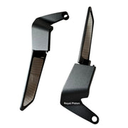 Royal Piston High Definition Round Side Mirrors Clear View | Wide-Angle Stainless Steel Side Mirror For Maximum Visibility With Universal