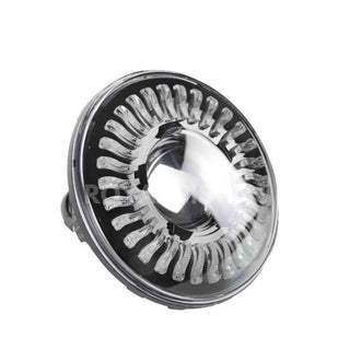 Royal Piston™ ApexBeam LED Headlight: Powerful OSRAM LED, Hightech Korean Chip. High/Low Beam, DRL, Cool Lighting.  For Thar, Jeep, Gypsy (2pc)