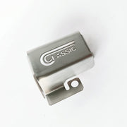 Royal Piston Heavy Duty Chrome RE Classic Reborn 350 Accessories Strong & Durable- (Reborn Brake Oil Container Guard -Chrome)