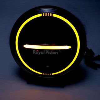 Royal Piston 7" LED Headlight (75-110W) CREE/Osram Minus Ring For RE Compatible with RE Hunter 350, Interceptor, continental GT 650, Himalayan, Classic Reborn + 6M Warranty
