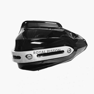 Royal Piston Hand Guard: Motorcycle Hand Protection Kit 7/8" 22mm Handlebar. Windproof Crash Bar Protector, Universal Fit for All Bikes (Black)