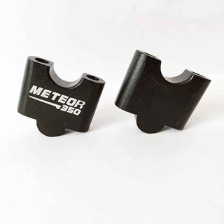 Royal Piston Heavy Duty Chrome RE Meteor 350 Accessories Strong & Durable- (Meteor 350 Handle Riser-Black)