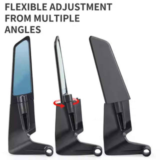 Royal Piston High Definition Round Side Mirrors Clear View | Wide-Angle Stainless Steel Side Mirror For Maximum Visibility With Universal