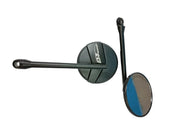 Royal Piston Touring Black Side Mirrors High Definition Antiglare Mirrors Compatible With Royal Enfield Super Meteor 650