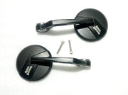 Royal Piston GT Side Mirrors: HD Round Clear View 360, Wide-Angle, Compatible With Royal Enfield Hunter 350/Meteor 350/Classic Reborn 350 - Royal Piston