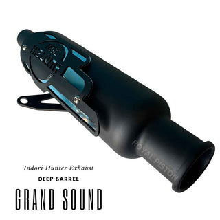 Exhaust Compatible with Royal Enfield Hunter 350 Cosmic Black & Authentic Sound