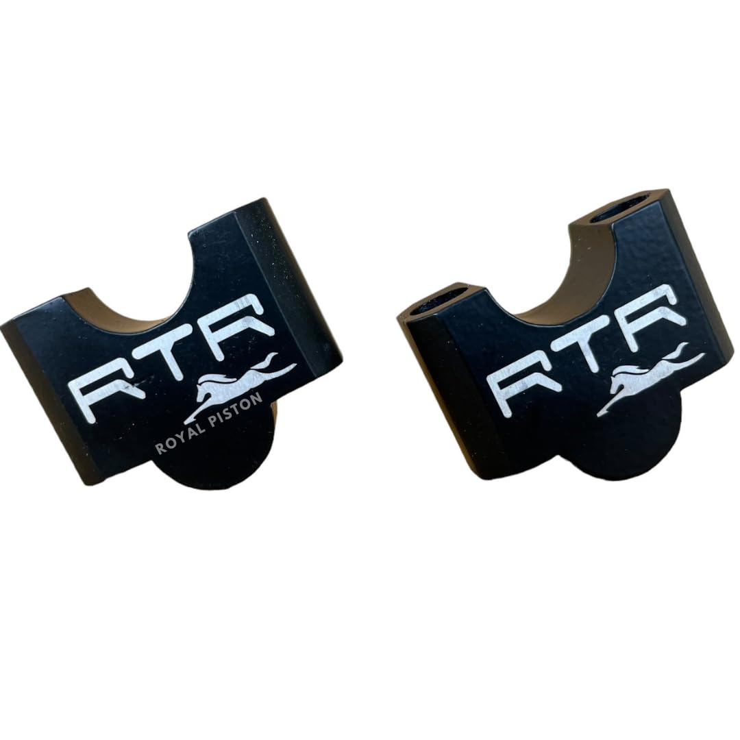 Royal Piston Handle Riser Compatible with TVS RTR 160 / V4 - Improved Comfort & Control for Your Ride