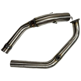 Royal Piston Heavy Chrome Bend Pipe Competible With R15 V3 BS6, R15 V4 R15M, Yamaha MT15 BS6 - Royal Piston