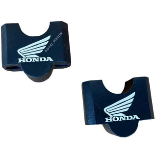 Royal Piston Handlebar Riser Compatible With Honda CB-350 and RS-350 - Improved Comfort & Control, Black